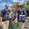 Volunteers in the tortoise center