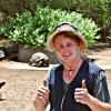 Volunteer in the tortoise center